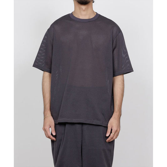 CREW NECK TEE ORGANIC COTTON MESH
