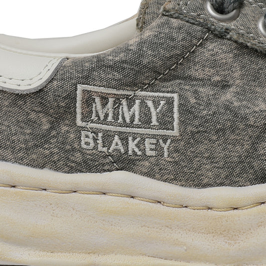 (BLAKEY) OG Sole Bleached Canvas Low-top Sneaker GRAY