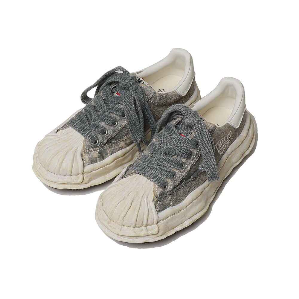 (BLAKEY) OG Sole Bleached Canvas Low-top Sneaker GRAY