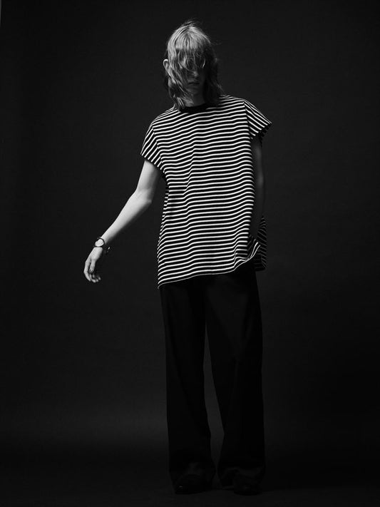 Big Nosleeve Border T-SH