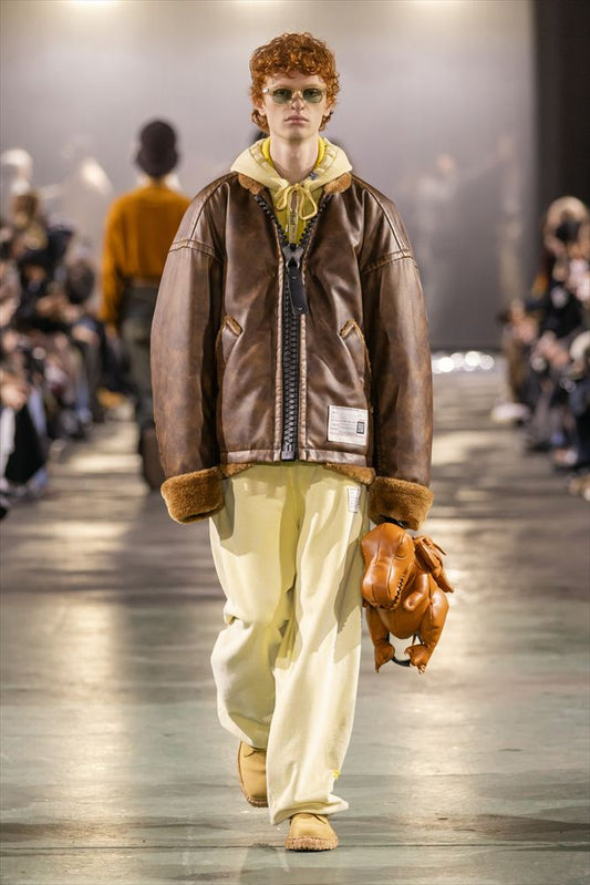 VEGAN BOA LEATHER JACKET