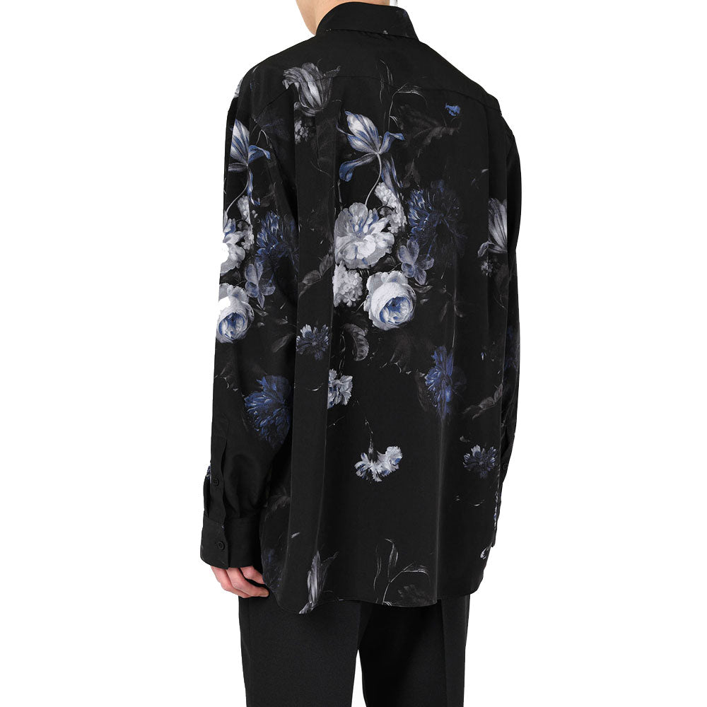 DECHINE BIG SHIRT INKJET (OIL PAINTING FLOWER)