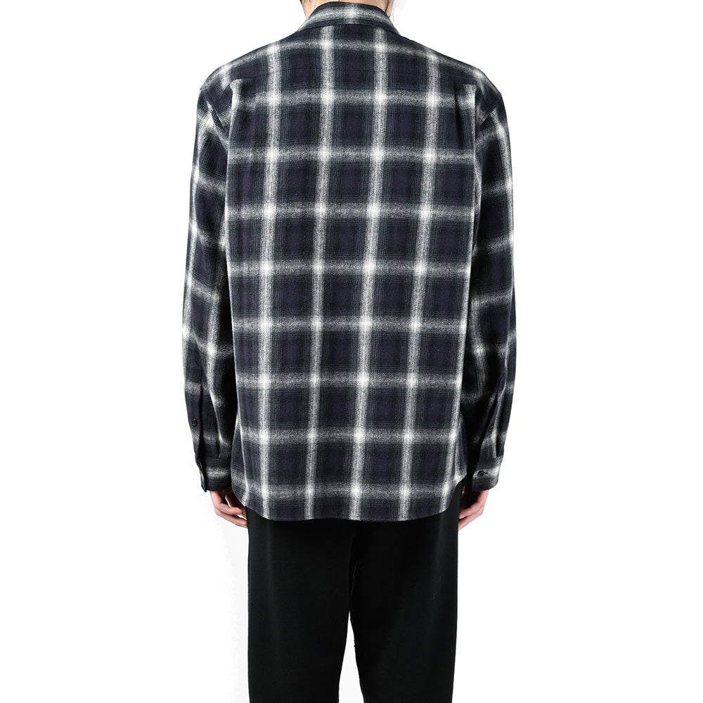 COTTON FLANNEL OMBRE CHECK SHIRT