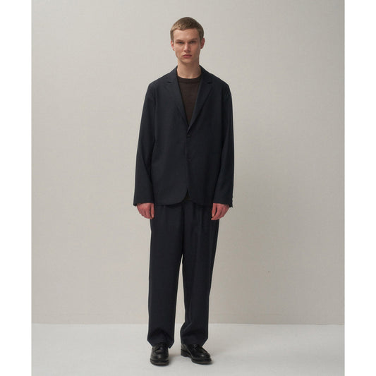 WOOL TORPICAL LOOSE FIT PANTS