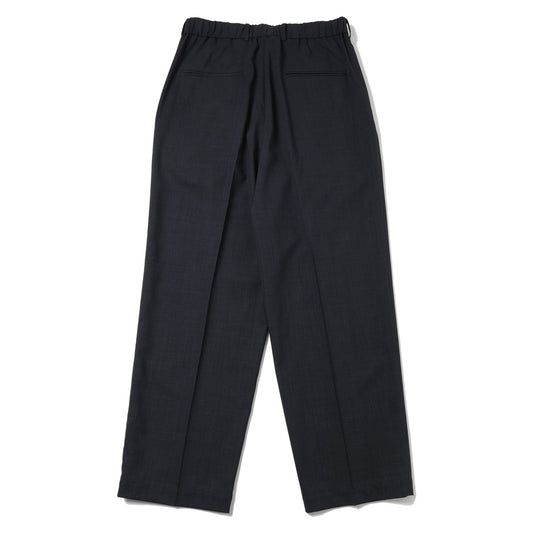 TWIST WOOL GAUZE TWO TUCKED EASY PANTS