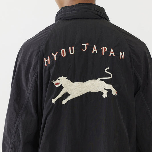 リサイクルナイロンコーチJKTフード (豹)