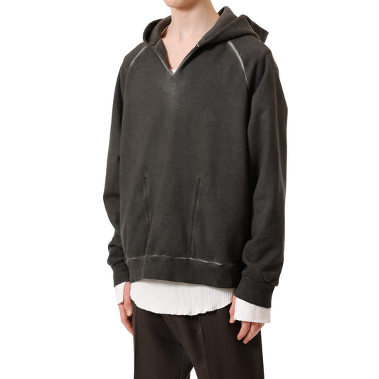 JUMBERCA TERRY COLD DYED SLIT HOODIE