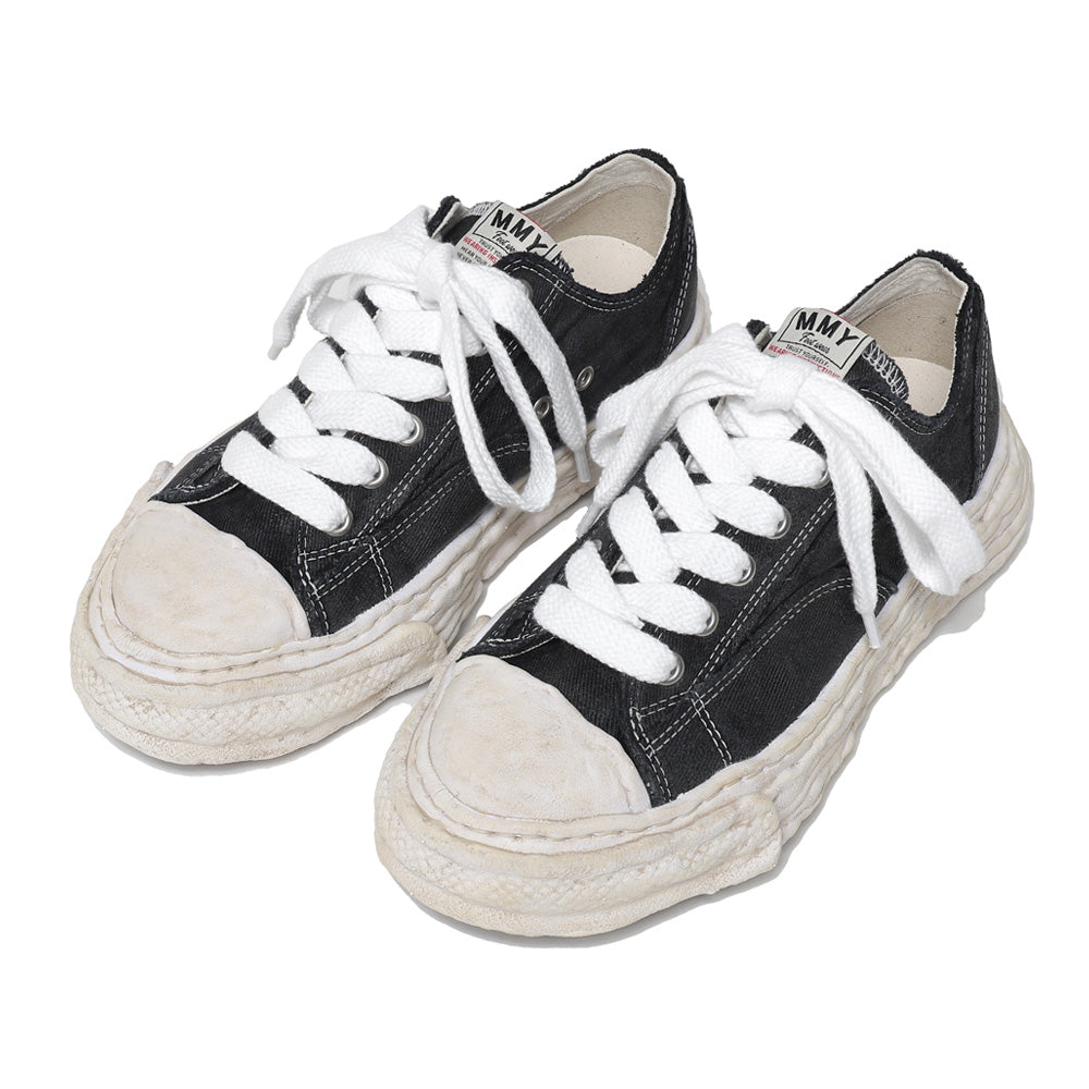 (PETERSON23) OG Sole Brushed Twill Low-top Sneaker BLACK