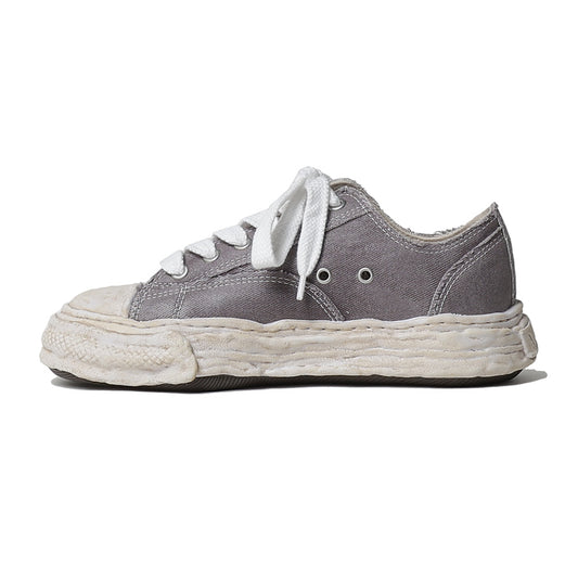 (PETERSON23) OG Sole Brushed Twill Low-top Sneaker GRAY