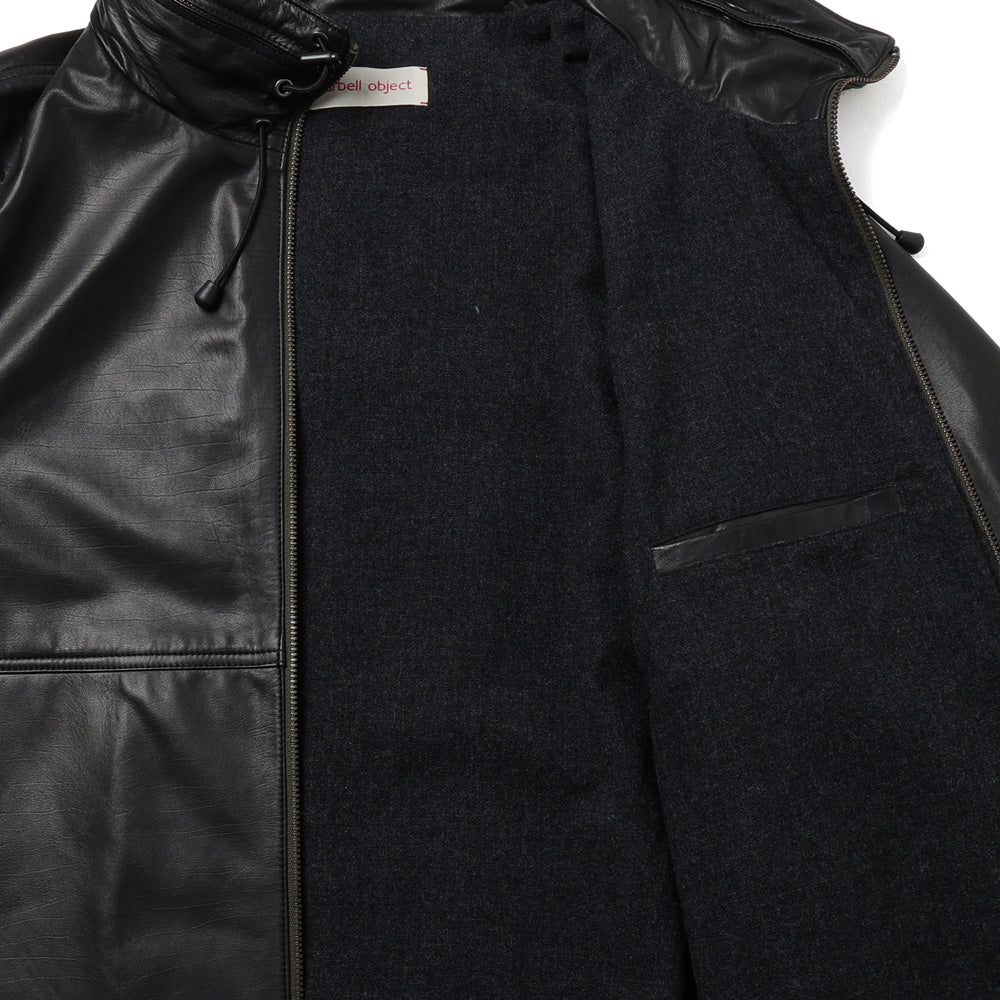 leather h/s coat