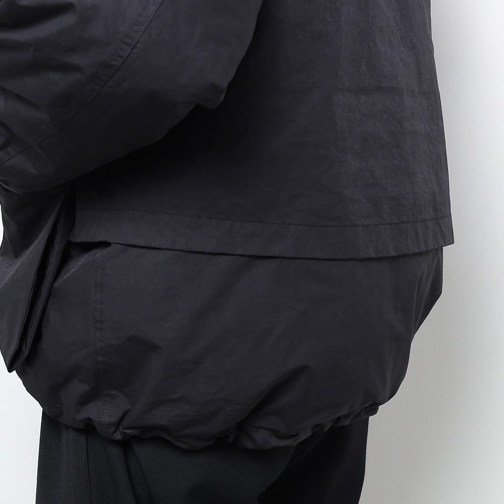 撥水コーティングポリエステルハンティングダウンJKT