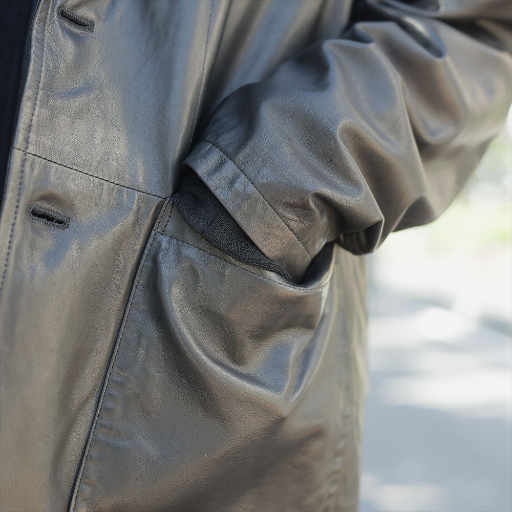 STROLL AROUND JACKET GLAZED SHEEPSKIN