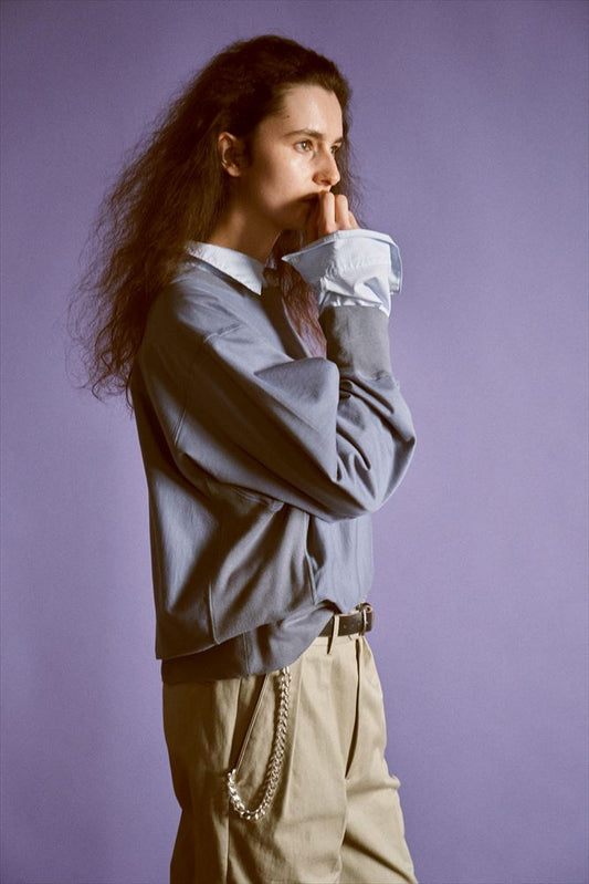 REVERSE WEAVE L/S HIGH GAGE SWEAT SHIRT