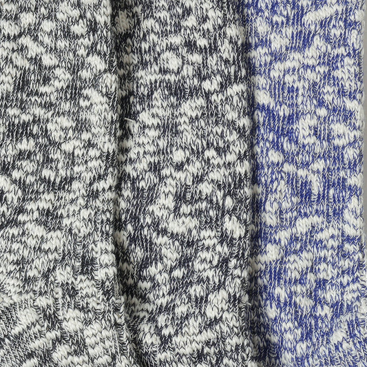 SLUB COTTON HEATHER SOCKS