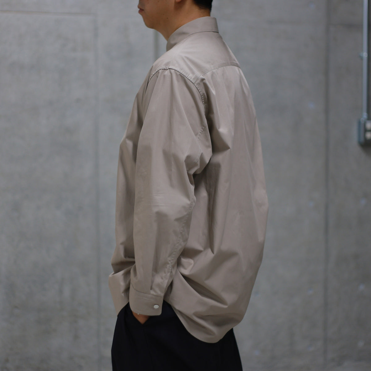 Oversized Shirt Clear Heavy Broadcloth