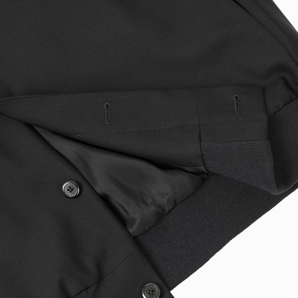 WOOL GABARDINE FLIGHT JACKET