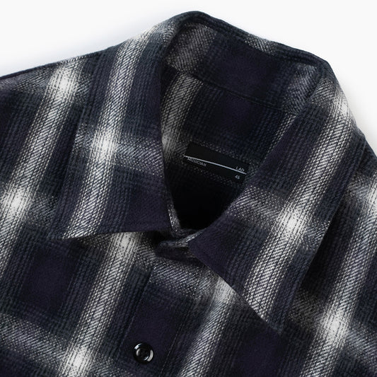 COTTON FLANNEL OMBRE CHECK SHIRT