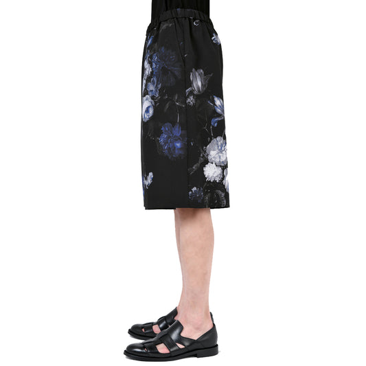 PE TROPICAL SHORT PANTS INKJET (OIL PAINTING FLOWER)