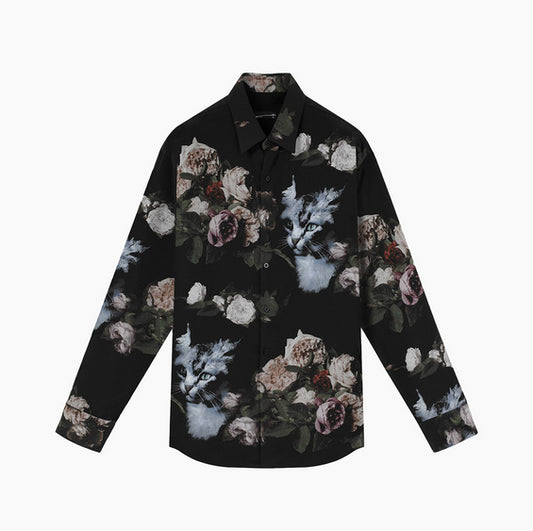DECHINE STANDARD SHIRT INKJET (PAINT ROSE & CAT)