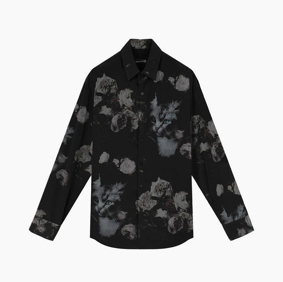 DECHINE STANDARD SHIRT INKJET (PAINT ROSE & CAT)