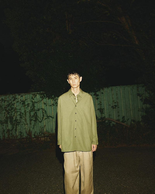 Oversized Shirt Clear Heavy Broadcloth