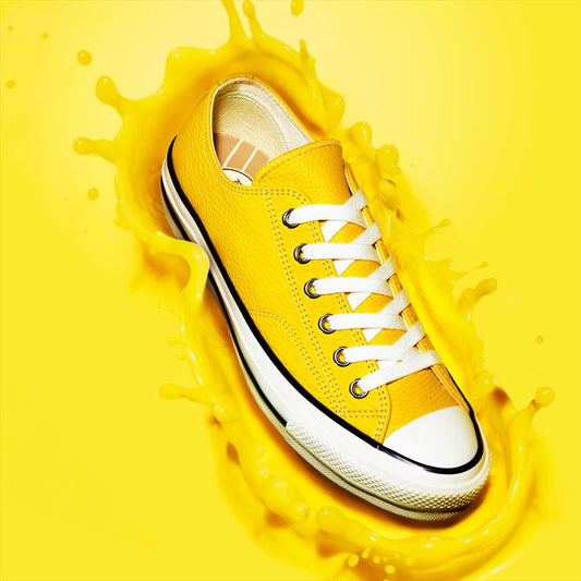  CHUCK TAYLOR LEATHER OX (YELLOW)  