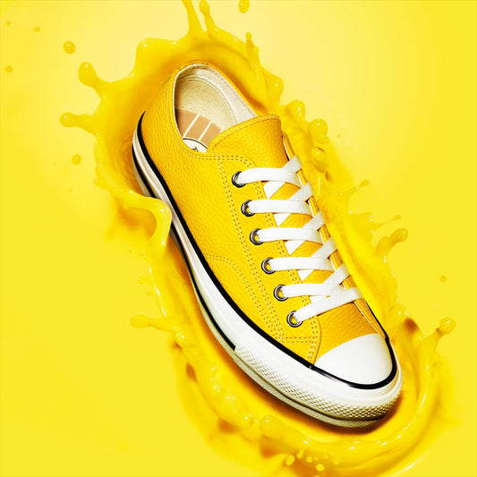 CHUCK TAYLOR LEATHER OX (YELLOW)