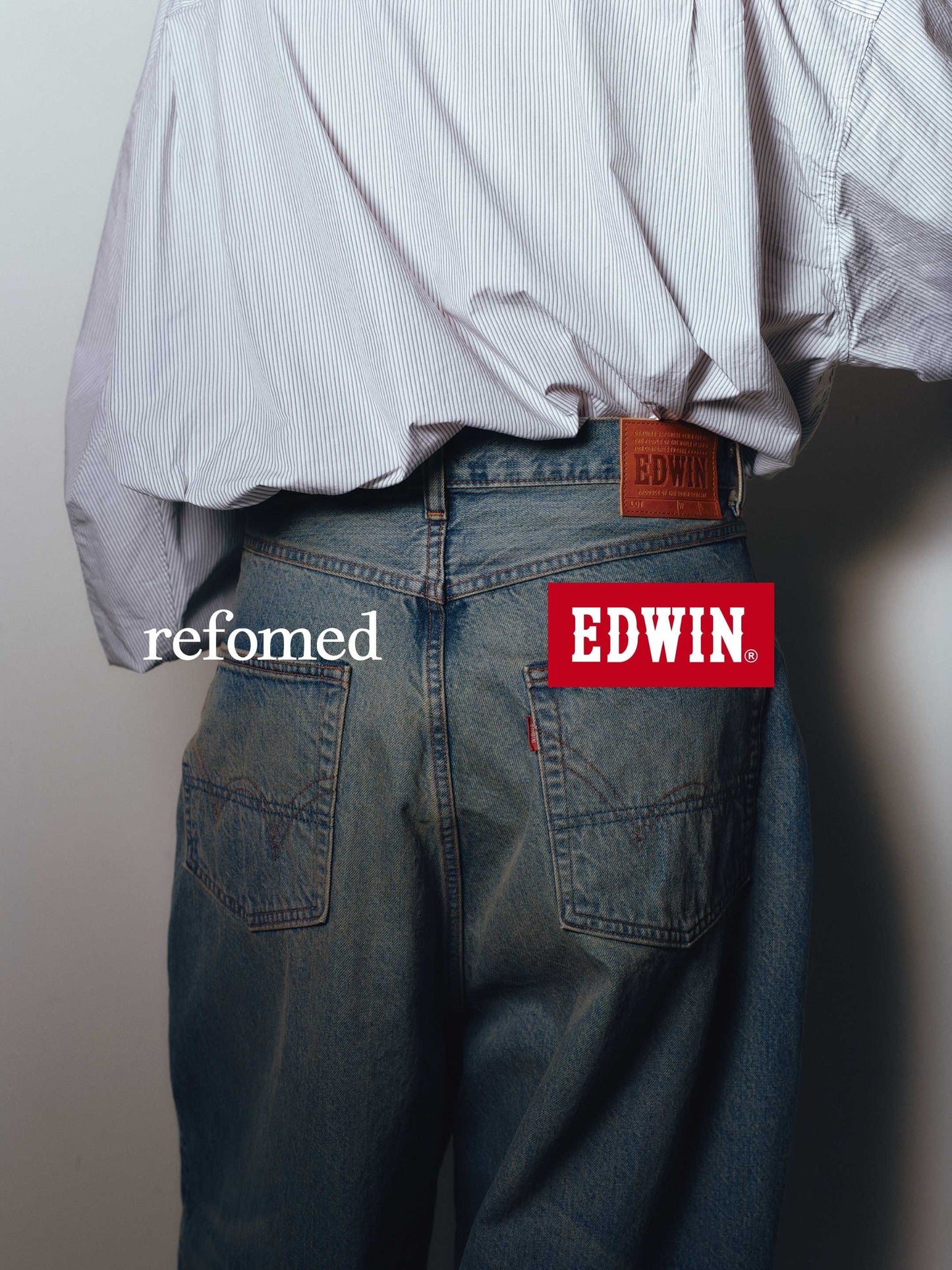 FRESH MAN DENIM WIDE PANTS by EDWIN USED