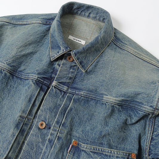 HYPER BIG WWII 1ST KIBATA VINTAGE WASH SHUTTLE DENIM JACKET