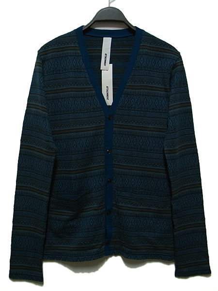 40/2天竺ジャガード カーディガン