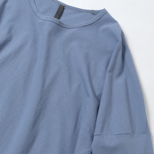 フレスカハイゲージ天竺 クルーネックドルマンL/S