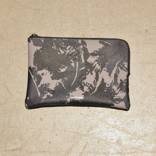 PVCリーフカモプリント ポーチ(大)