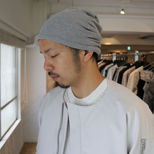 バルキー綿混 ビーニー