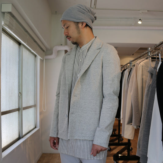 Li/Coストレッチ度詰天竺 3Bジャケット