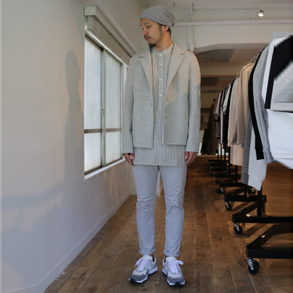 Li/Coストレッチ度詰天竺 3Bジャケット