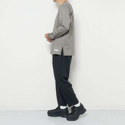 ギザシルキー天竺 クルーネックL/S