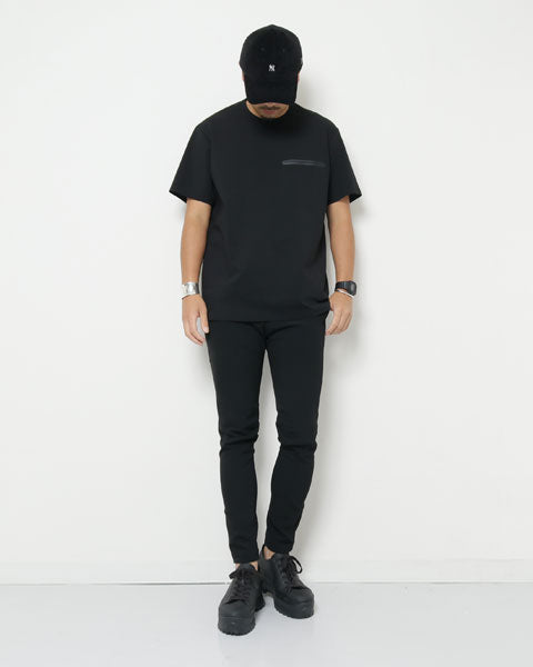 Ta/Peダブルフェイス バイカーイージーパンツ