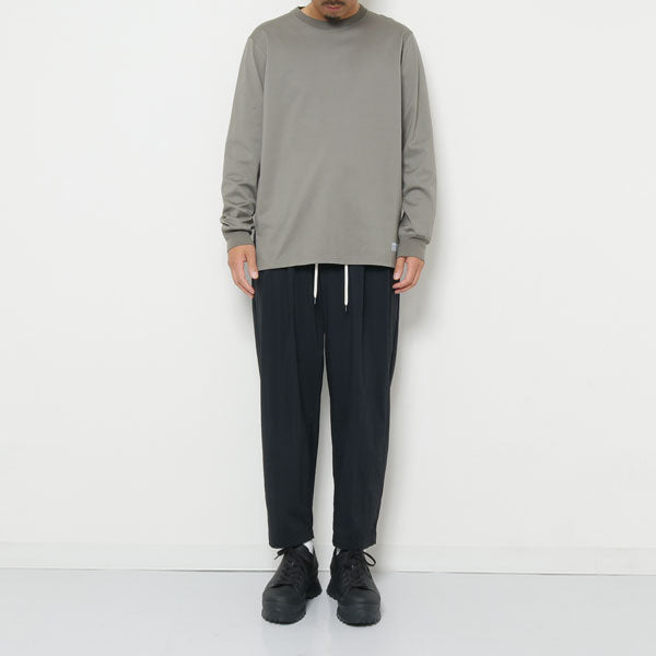 ギザシルキー天竺 クルーネックL/S