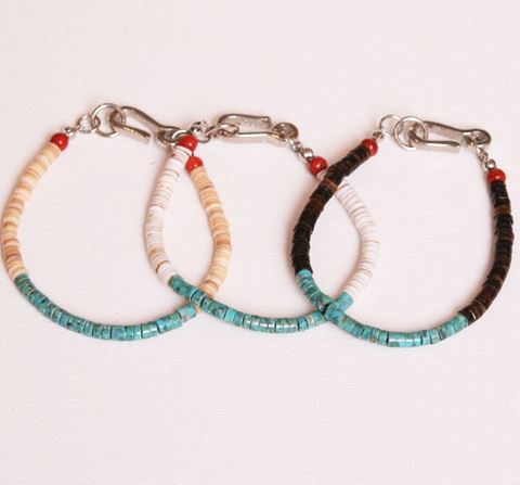 シェルストーンブレスレット