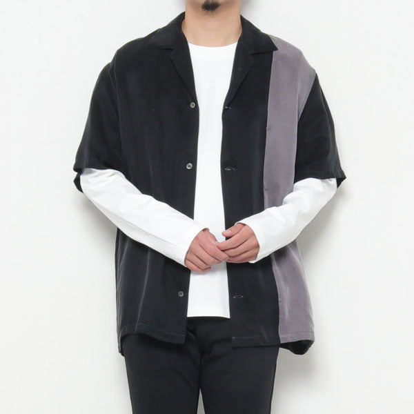 キュプラツイル ラインシャツS/S