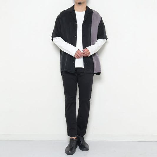 キュプラツイル ラインシャツS/S