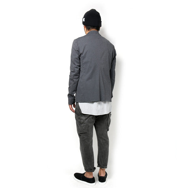 Ry/Co/Li強撚シャンブレー ロングシャツ