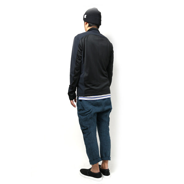 NyストレッチタフタxTCP裏毛 ZIP UPジャケット