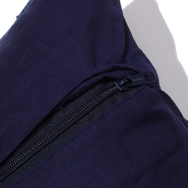 SQUARE PATCHWORK DENIM CUSHION