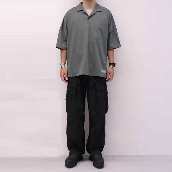 SHRINK NYLON TAFFETA TECHNICAL CARGO PANTS