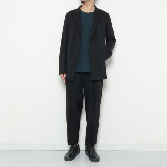 PONTE JERSEY 2PLEATS TAPERED FIT TROUSER
