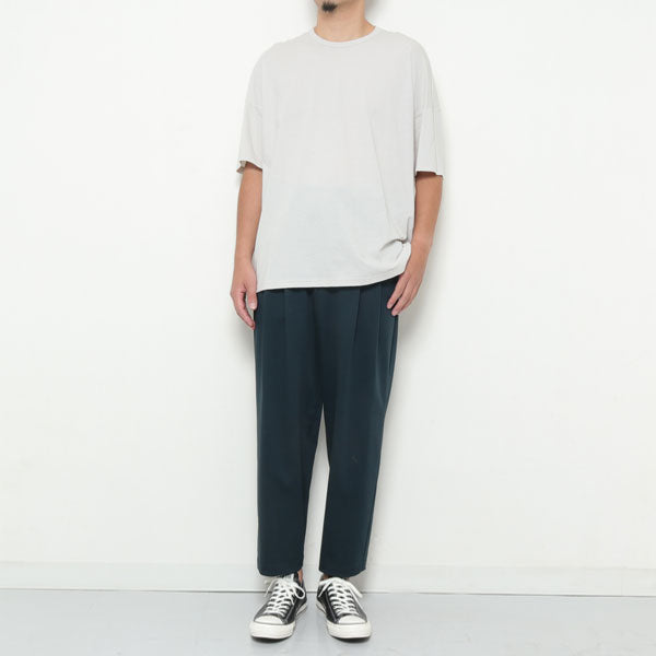 PONTE JERSEY 2PLEATS TAPERED FIT TROUSER