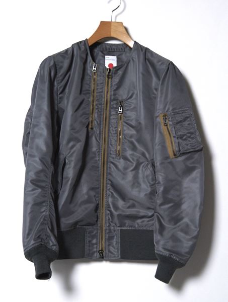 NO COLLAR FLIGHT JACKET 66NYLON