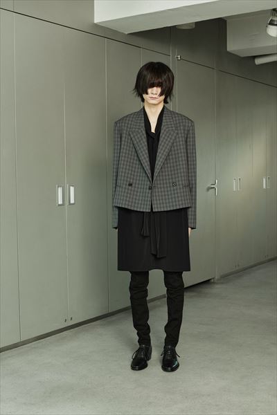 DECHINE BOW COLLAR LONG SHIRT