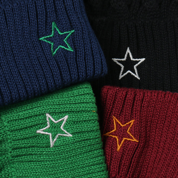 CABLE KNIT CAP